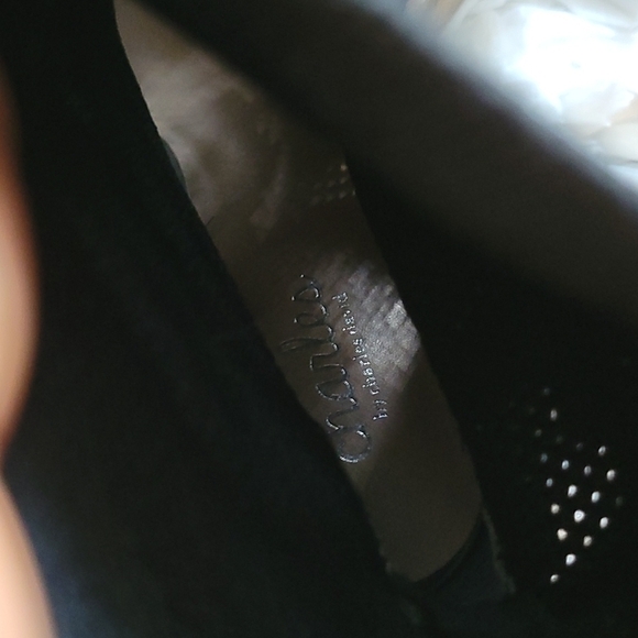 Charles by charles david peep toe socks heeled boots - Picture 11 of 11